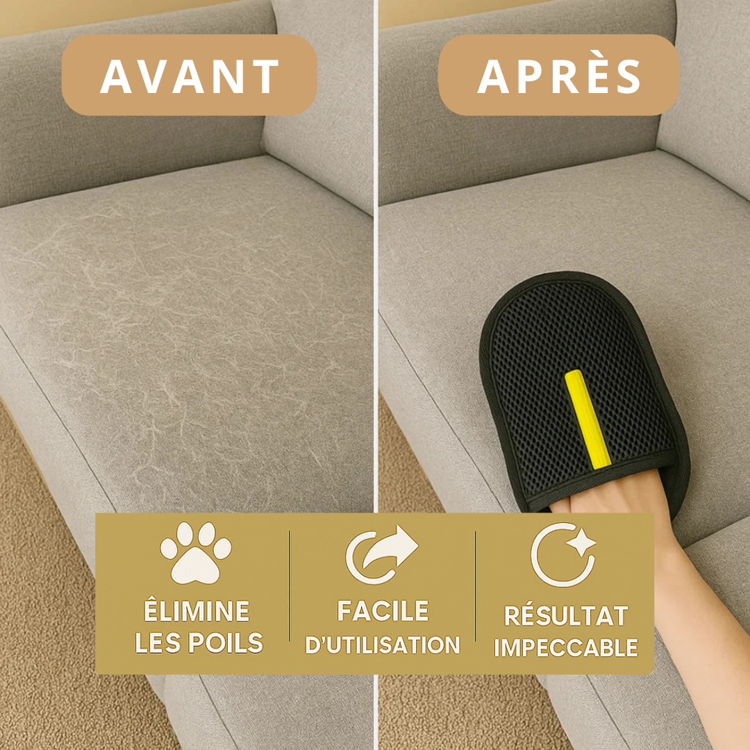 Gant Anti-Poils™ – Élu #1 par les propriétaires de chats