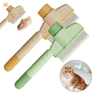 Stainless Steel Pet Flea Comb for Cats Floating Hair Removal Brush Grooming Cleaning Tool Pet Hair Removal Comb Pet Supplies