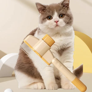 Stainless Steel Pet Flea Comb for Cats Floating Hair Removal Brush Grooming Cleaning Tool Pet Hair Removal Comb Pet Supplies